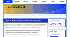 Desktop Screenshot of kundennutzen.ch